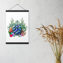 Load image into Gallery viewer, Poster with hangers, Turtle logo
