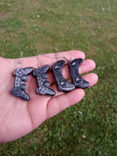 Load image into Gallery viewer, Game controller ear rings black **Custom Order**
