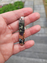 Load image into Gallery viewer, CUSTOM peacock ore pendant
